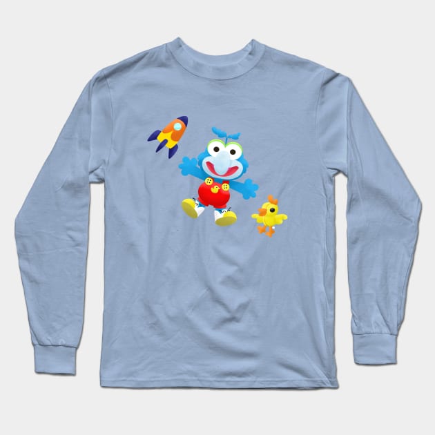 When your room looks kinda weird - Gonzo Long Sleeve T-Shirt by TheGreatJery